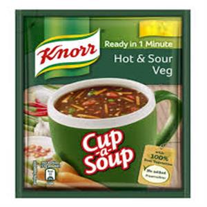 Knorr - Cup-A-Soup Hot & Sour Veg Soup(2 * 11g)  , 2 PCS